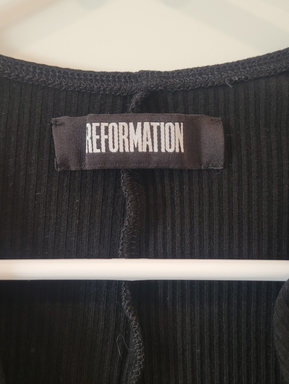 Reformation Ribbed Bodysuit Size Small - Picture 2 of 6